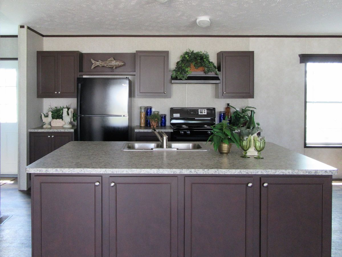 High Touch Homes LM-1 Kitchen Island Front View