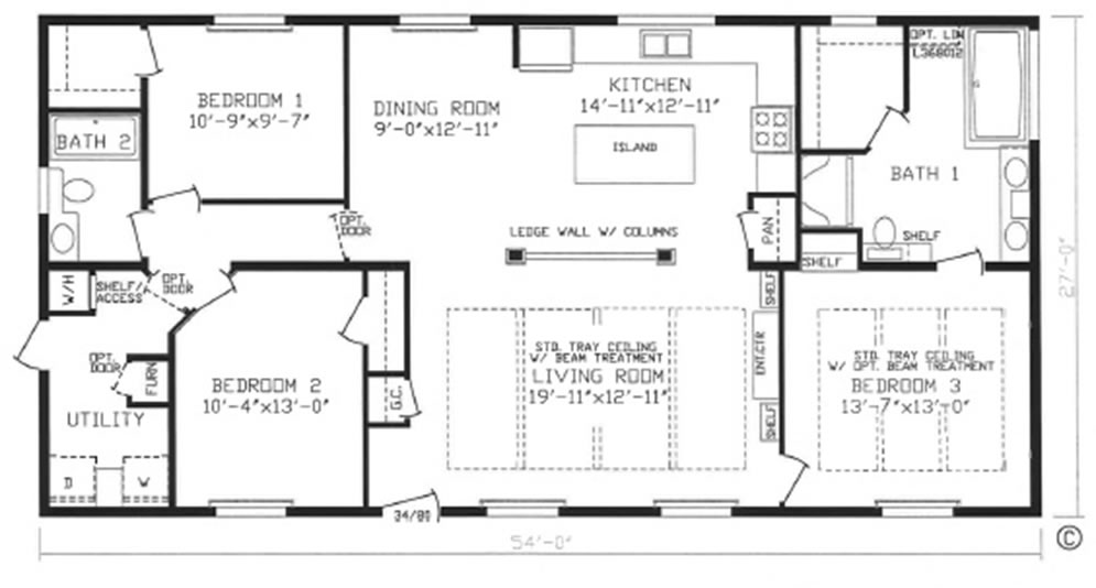 LM-1-Manufactured-Sectional-Floor-Plan | High Touch Homes